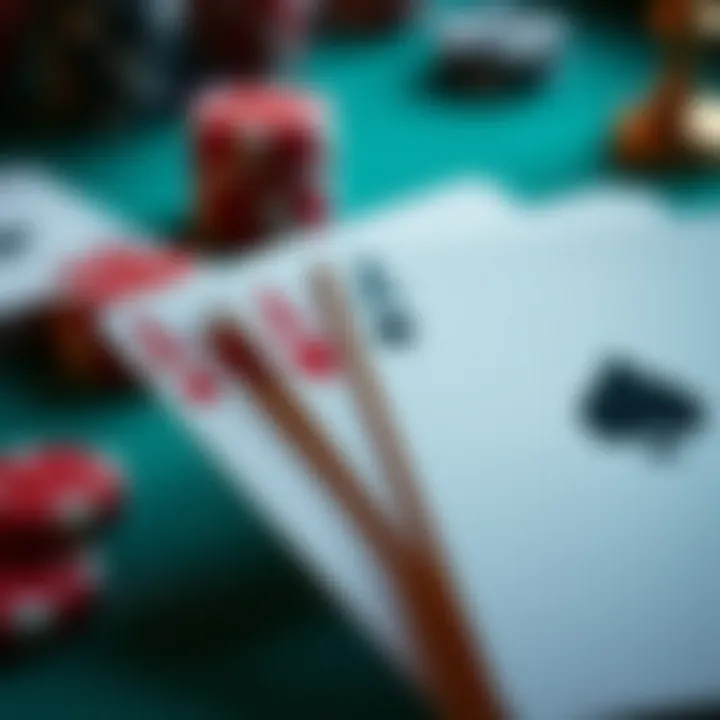 The Intricacies of Baccarat Cards Close-up of baccarat cards