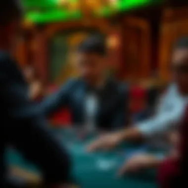 Mastering Baccarat: Strategic Gameplay Strategic player making a move