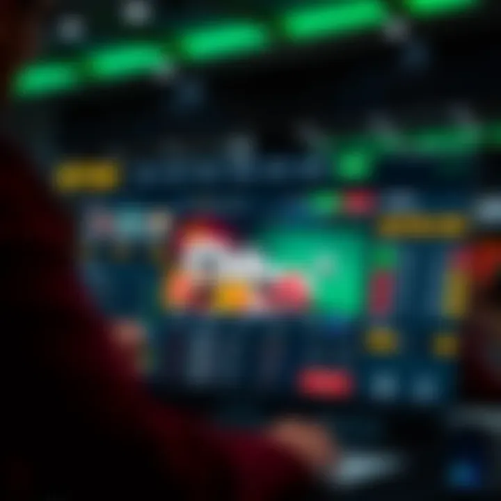Intuitive User Experience in Betting Platforms User-friendly interface of a betting platform emphasizing ease of navigation