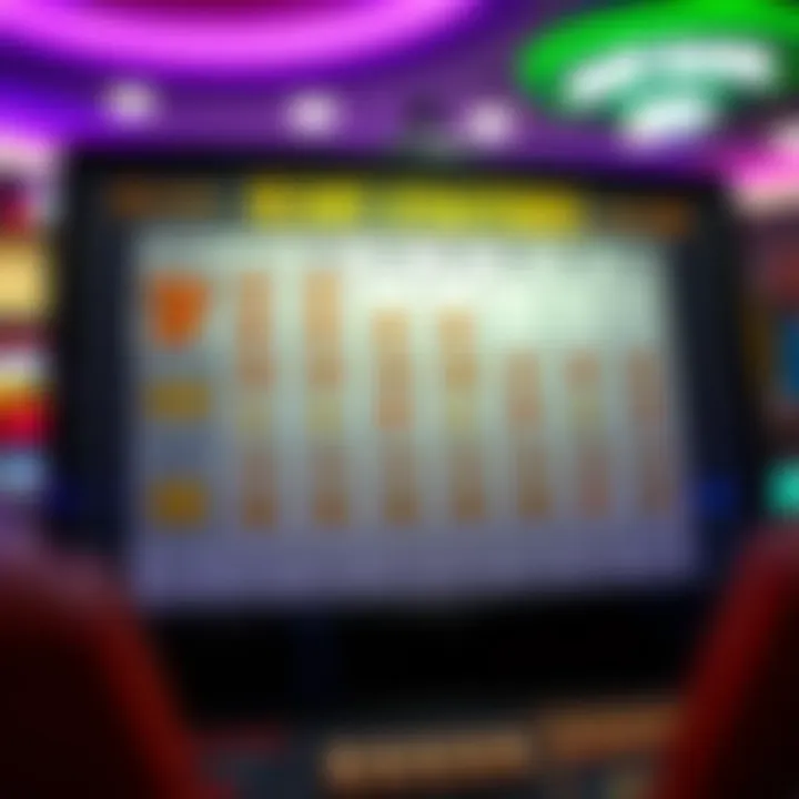 Slot Game Strategies A chart illustrating different slot game strategies