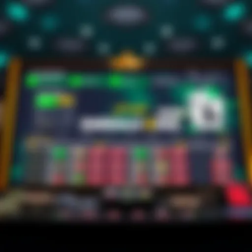 Illustration of the Emerald King betting interface showcasing user-friendly design.
