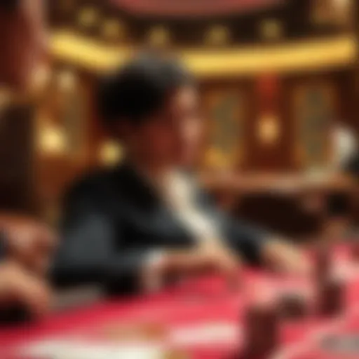 The essence of live baccarat gameplay