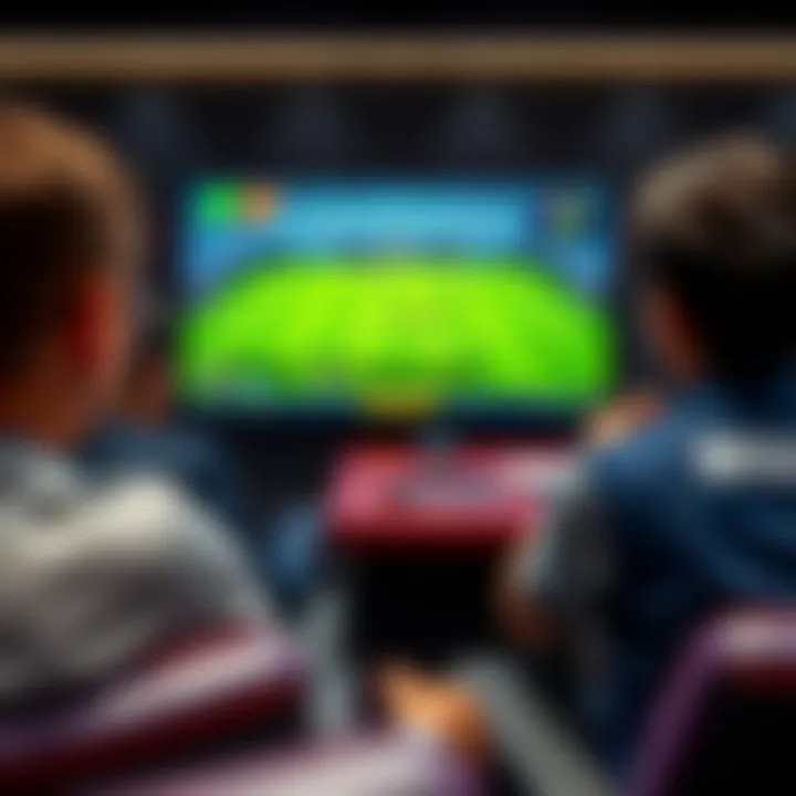 High-Definition Live Game Session A high-definition screen displaying a live game session