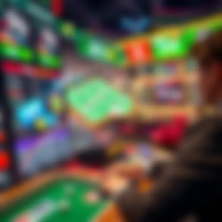 Interactive interface for online betting