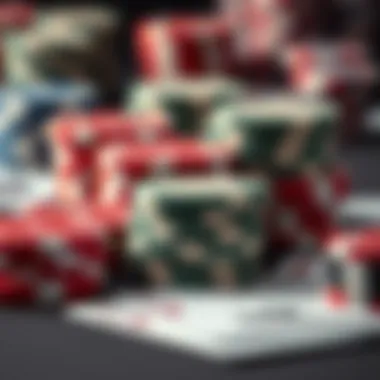 The Tools of the Trade: Poker Chips and Cards Close-up of poker chips and cards