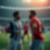 Historical match between Servette and Roma showcasing key players