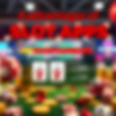 Advantages of Slot Apps An infographic displaying the advantages of using slot apps over traditional betting methods