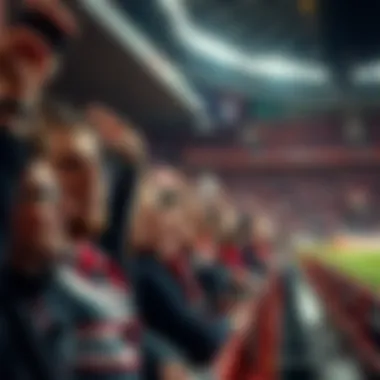 Football stadium filled with passionate fans