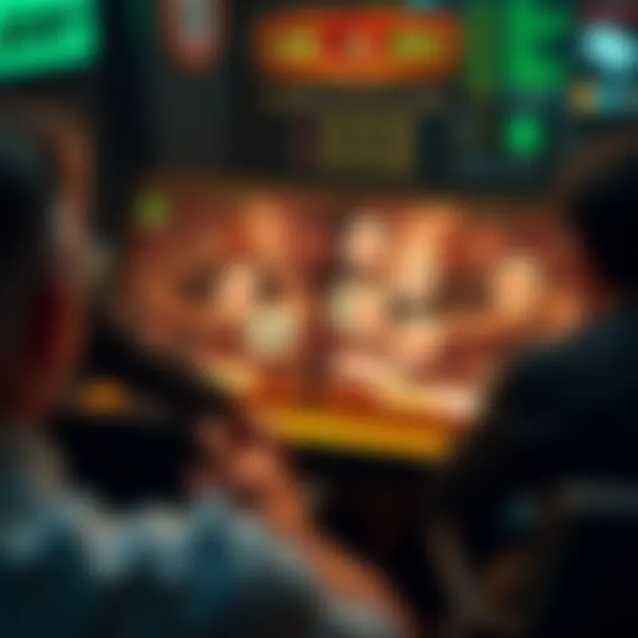 Strategic Gameplay in Online Card Games A strategic card game being played online with tactical moves highlighted